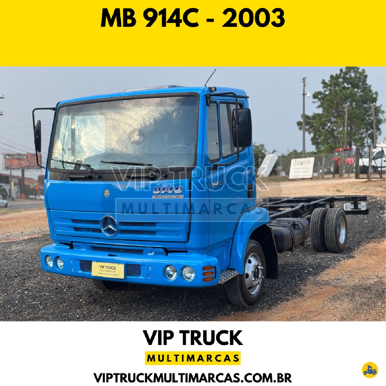 CAMINHAO MERCEDES-BENZ MB 914 Chassis 3/4 4x2 Vip Truck Multimarcas ICARA SANTA CATARINA SC